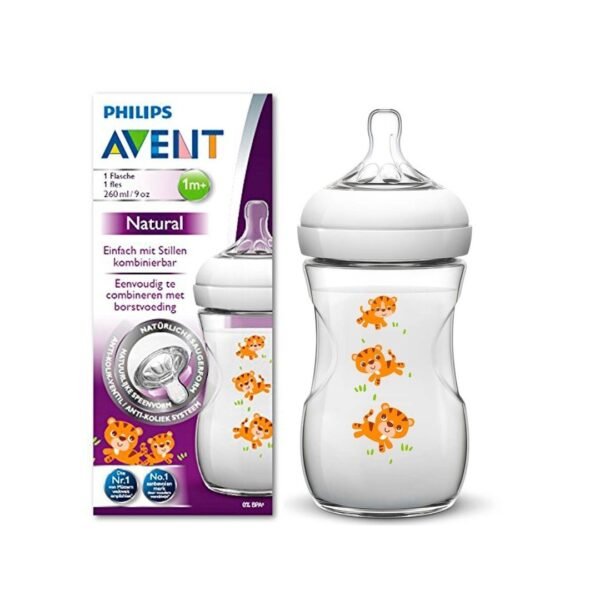 AVENT BIBERON NATURAL 2.0 TIGER 260ML REF SCF070/20